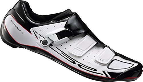 Shimano Erwachsene Fahrradschuhe Rennradschuhe SH-R321W GR. 43 SPD-SL Klett-/Ratschenv. CF, mehrfarbig, 43, ESHR321C430W