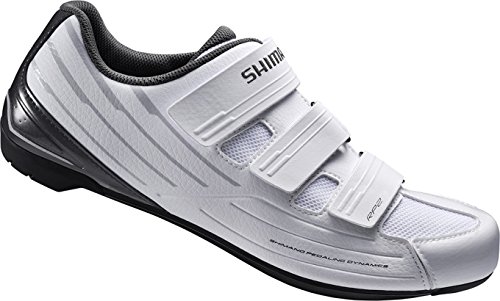 Shimano Erwachsene Fahrradschuhe Rennradschuhe SH-RP2W GR. 42 SPD-SL 3 Klettverschl., mehrfarbig, 42, ESHRP2NG420SW00