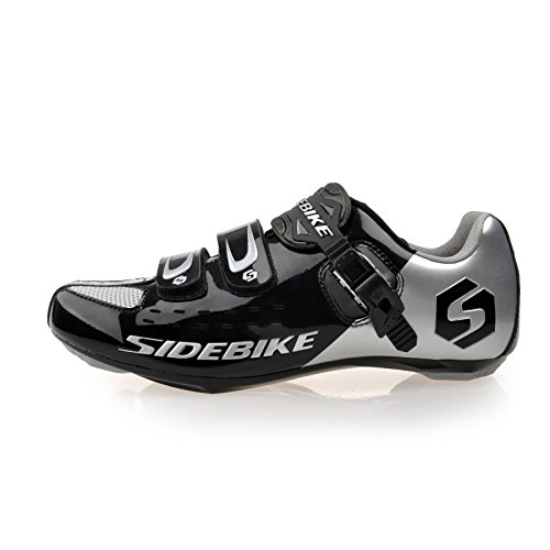 Unisex Herren/Damen Straßen COMP Rennradschuhe Fahrradschuhe EU Größe 40 — 45 (EU Größe 43(275mm)Schuh Vorfuß Breite: 90.32mm)