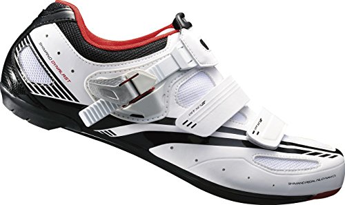 Shimano Erwachsene Fahrradschuhe Rennradschuhe SH-R107W GR. 40 SPD-SL SPD Klett-/Ratsche, mehrfarbig, 40, E-SHR107W40