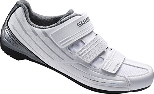 Shimano Damen Fahrradschuhe Rennradschuhe SH-RP2W SPD-SL 3 Klettverschl., Weiß, 37, ESHRP2NG370WW00