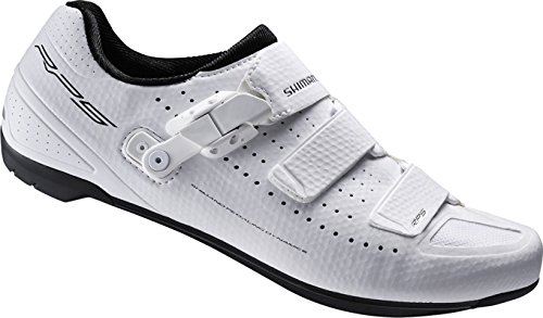 Shimano Fahrradschuhe Rennradschuhe SH-RP5W GR. 41 SPD-SL Klett-/Ratschenv., Unisex-Erwachsene Radsportschuhe – Rennrad, Mehrfarbig (White), 41 EU