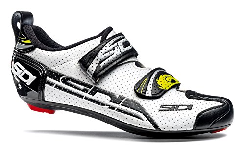 Sidi T-4 Air Carbon Rennradschuhe Weiß/Schwarz, 47