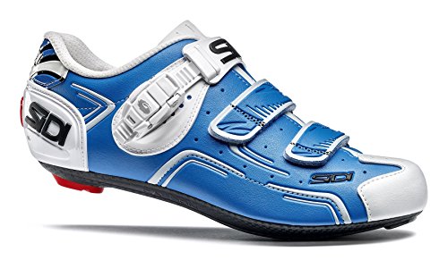 Sidi Level Rennradschuhe Blau/Weiß, 40